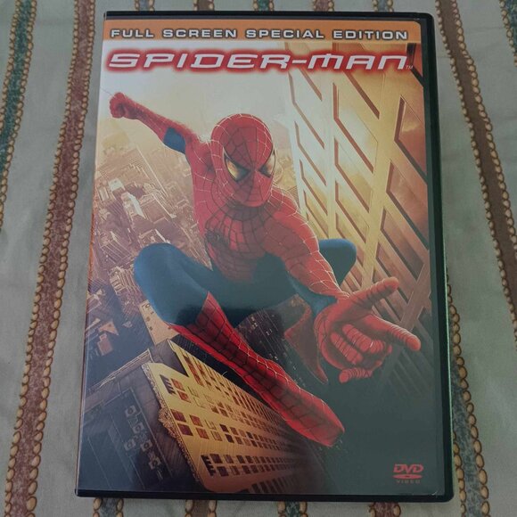 Spider-Man - Tobey Maguire - Willem Dafor - Kirsten Dunst - 2002 DVDs - Rated PG - Picture 1 of 4